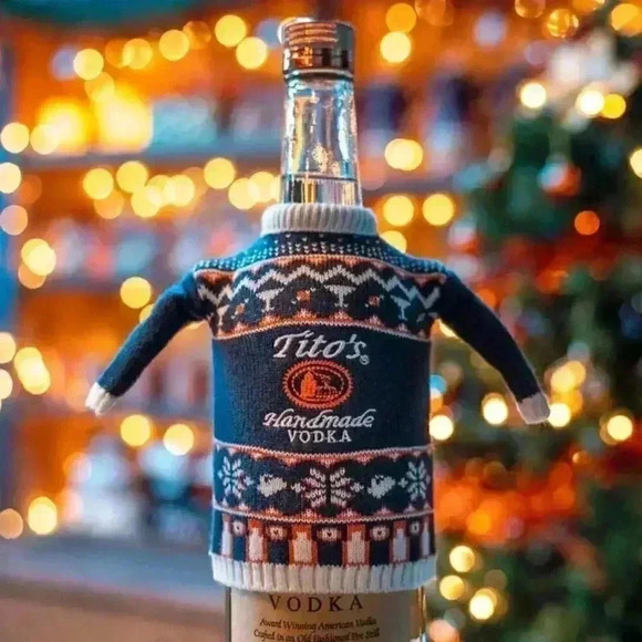 Tito’s | Limited-Edition Holiday Bottle Sweater for Tito’s Handmade Vodka - Picture 1 of 6